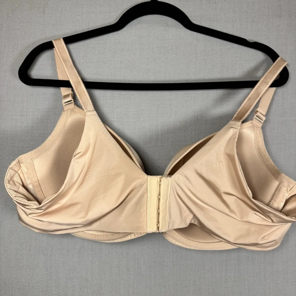 Torrid Curve T-Shirt Bra Women 46C Beige Underwire Smooth Back Close